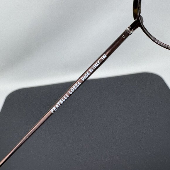FRATELLI LOZZA Moho Eyeglasses 47 [] 17-140 Matte Tortoise Copper - Picture 4 of 8